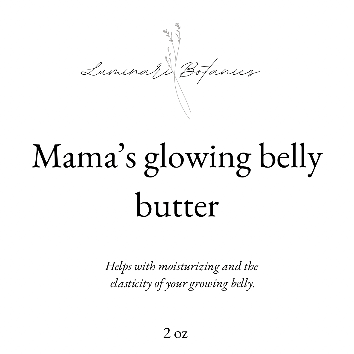 Mama’s Glowing Belly Butter